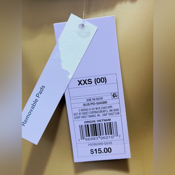 Wild fable Blue Marble Tunnel Front Bralette Bikini Top Avail. XXS, XS &… - Picture 7 of 10